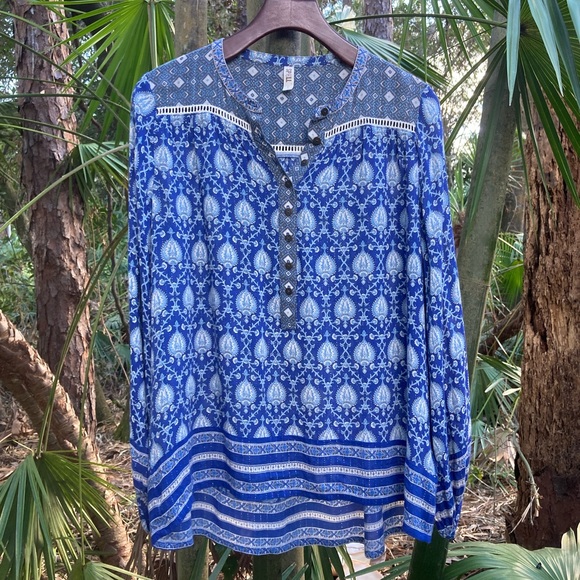 Spell Designs Oracle Blouse in Indigo - Picture 2 of 8